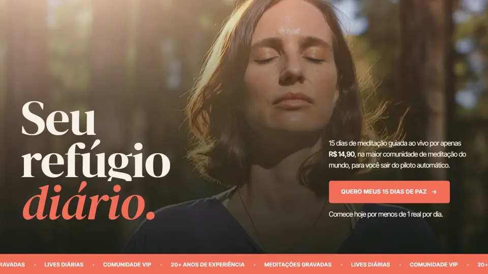 Capa do site Meditar Pleno 2026
